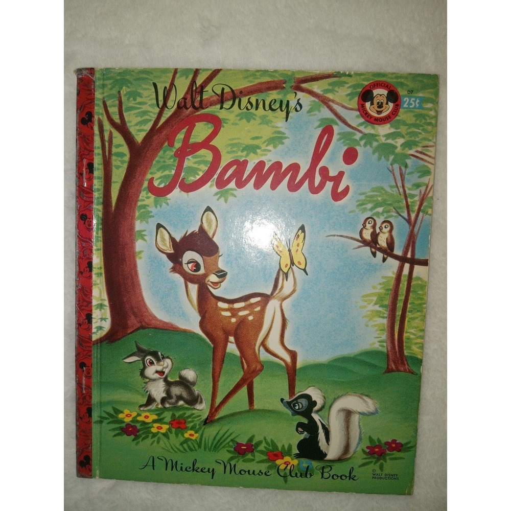 1948 Vintage‎ Walt Disney's Bambi Book